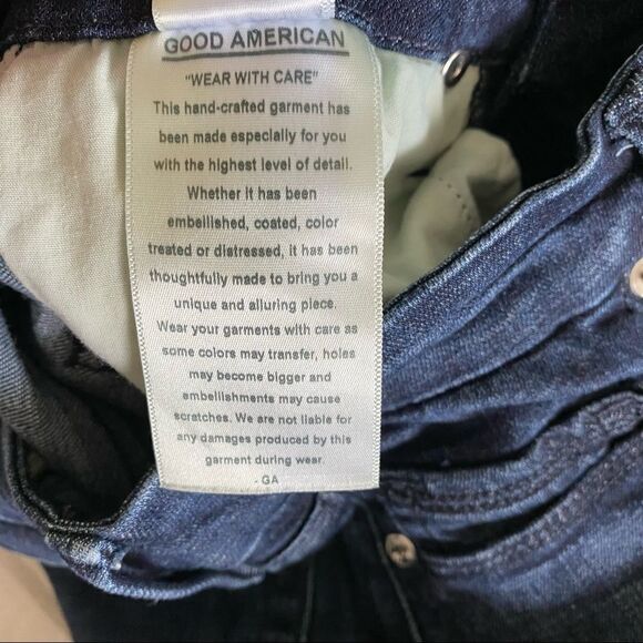 NWOT Good American Ultimate Waist Shaper Good Waist Crop High Rise Skinny Jeans - Picture 13 of 13